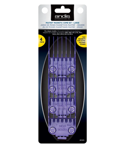 Andis Master® Dual Magnet Large 4-Comb Set