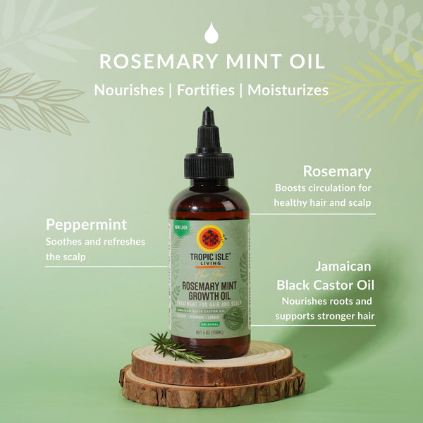 T/I ROSEMARY MINT GROWTH OIL 4 OZ
