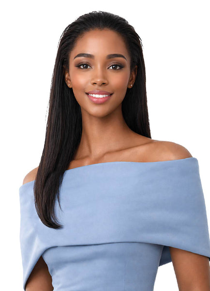 Bobbi Boss Boss Wig Full Cap MHFC001 Straight 18" – 100% Human Hair