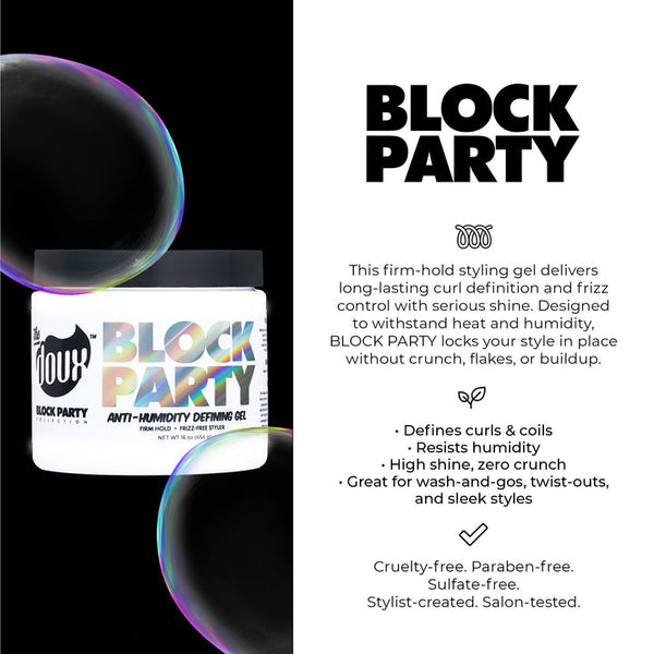 THE DOUX BLOCK PARTY ANTI HUMIDITY DEFINING GEL 16OZ