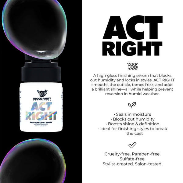 THE DOUX BLOCK PARTY ACT RIGHT ANTI-HUMECTANT SERUM 2OZ