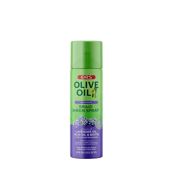 ORS OLIVE OIL SHEEN SPRAY BRAIDZONE LAVENDER 10 OZ