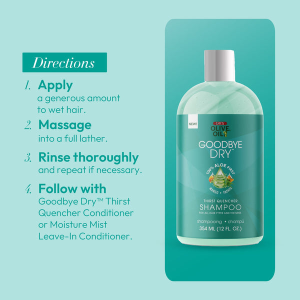 ORS GOODBYE DRY THIRST QUENCHER SHAMPOO 12 OZ