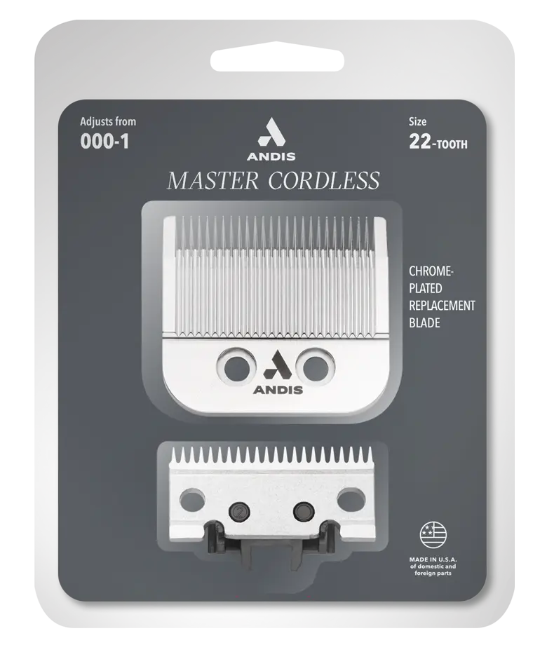 Andis Master® Cordless Li Chrome Plated Replacement Blade, Size 000-1