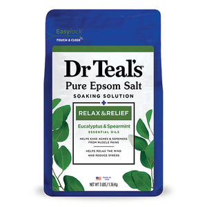 Dr. Teal's Relax & Relief Pure Epsom Salt Soak with Eucalyptus & Spearmint