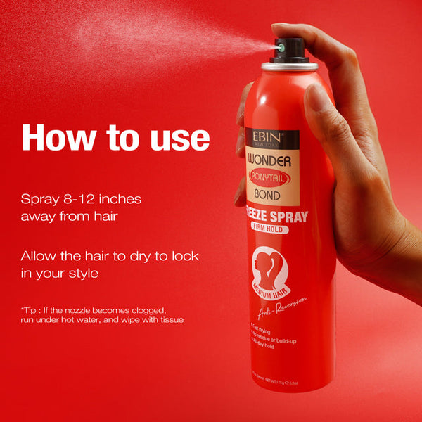 WONDER PONYTAIL BOND SPRAY FIRM HOLD 245 ML (WBPF245)