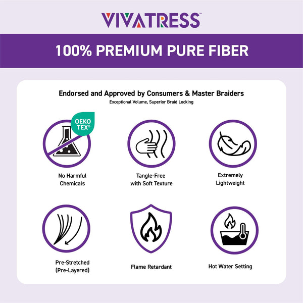 VIVATRESS PRE STRETCHED BRAID 3X