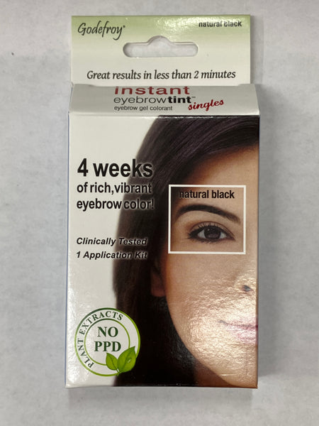 GODEFROY EYEBROW TINT 1 APP NAT BLACK