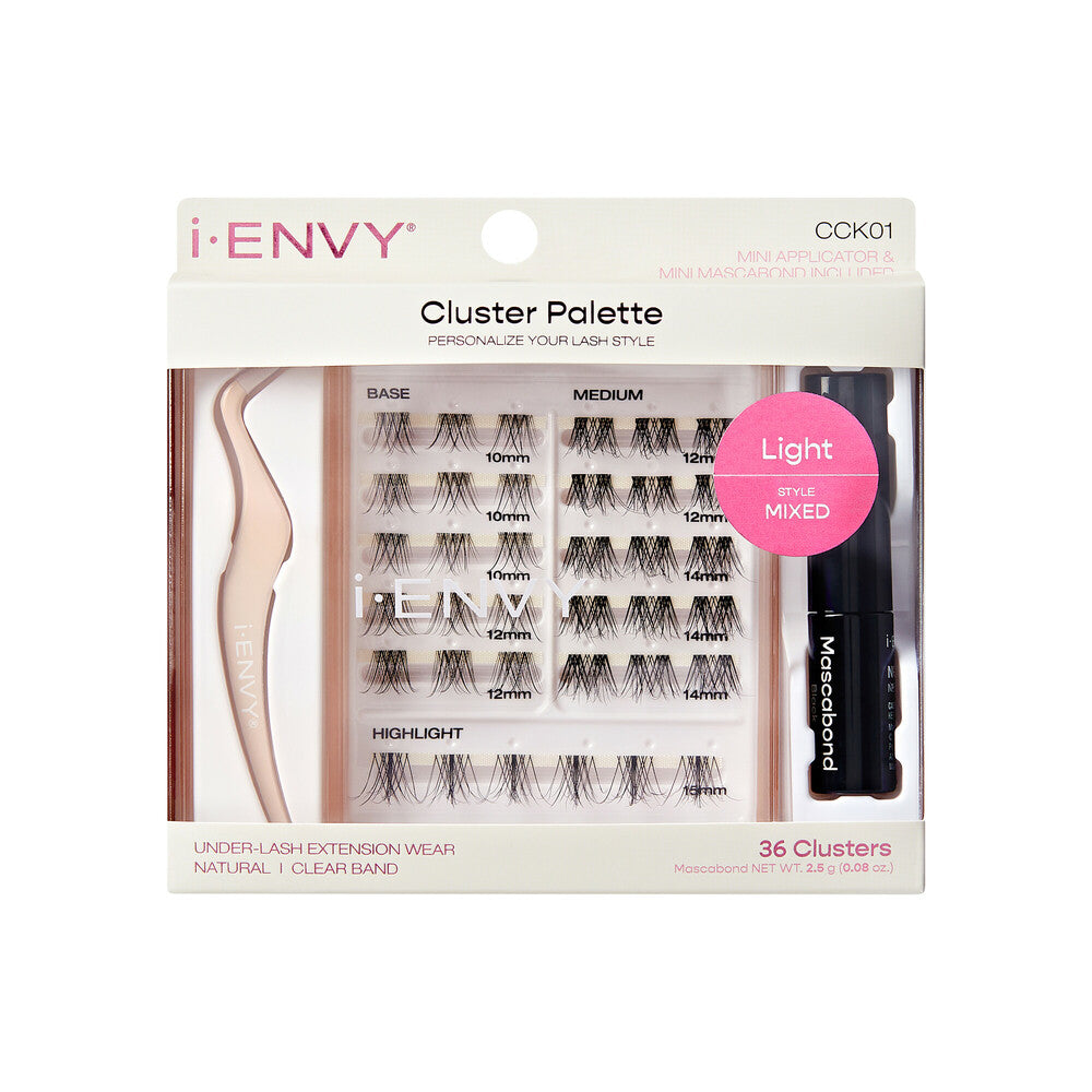 Kiss i-Envy 36 Clusters - Natural | CLEAR BAND + MINI APP & MINI MASCABOND CCK01