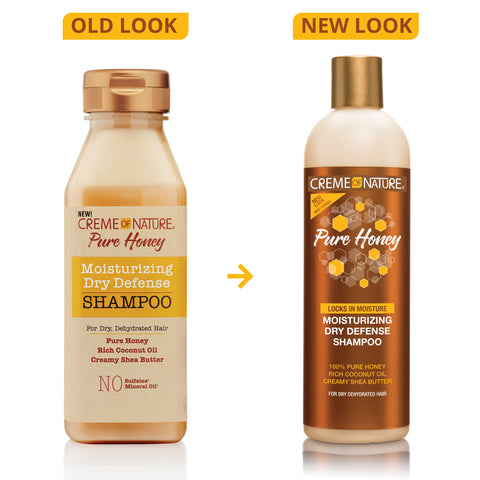 Creme Of Nature Pure Honey Moisturizing Dry Defense Shampoo