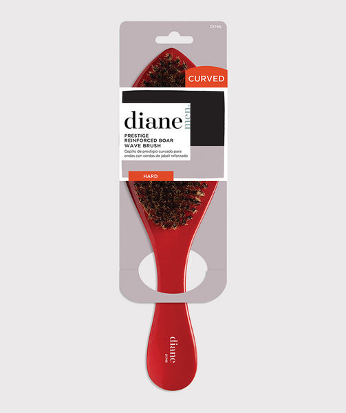 Diane Hard Reinforced Boar Curved Military/ Wave Brush