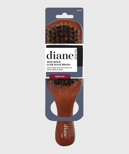 Diane Premium 100% Medium Boar Club/ Palm Wave Brush