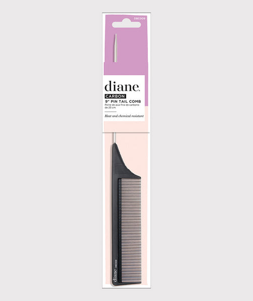 Diane 9″ Carbon Pin Tail Comb
