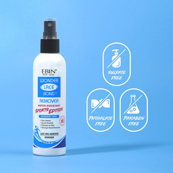 EBIN WONDER LACE BOND REMOVER 4.05OZ(120ML) - SPORTS EDITION