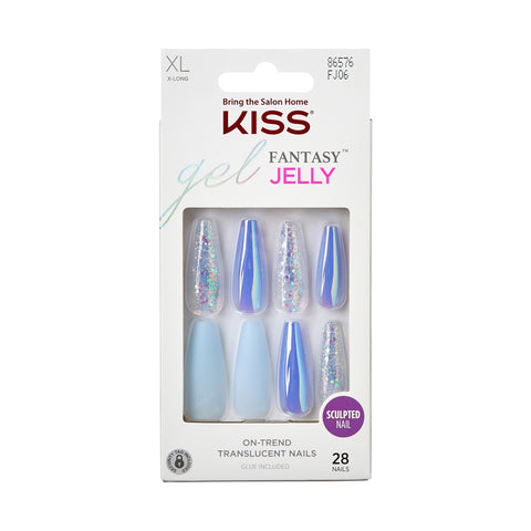 KISS JELLY FANTASY NAILS - CHERRY JELLY -FJ06