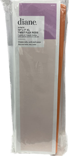 DIANE TWIST-FLEX RODS 10" LONG 3 PACK
