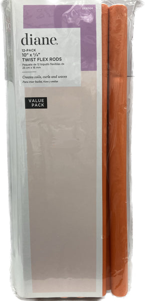 DIANE TWIST-FLEX RODS 10" LONG 10 PACK