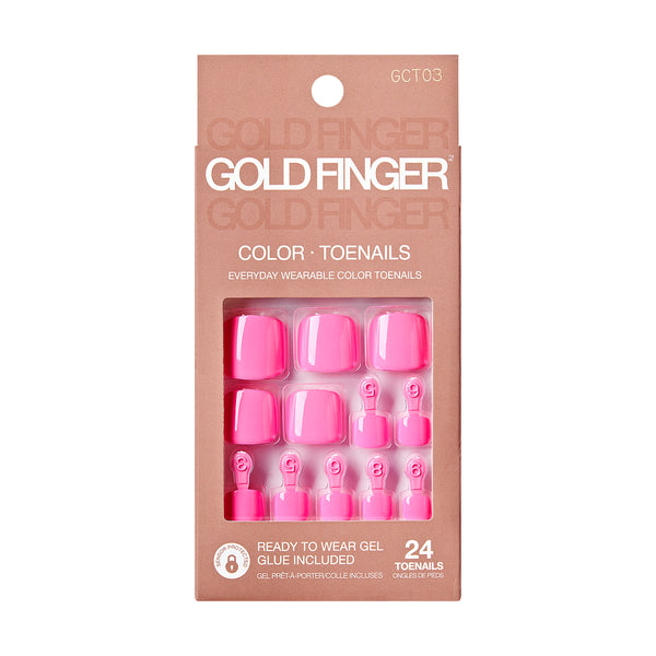 GF SOLID COLORS TOENAILS - BLUSHING (GCT03)