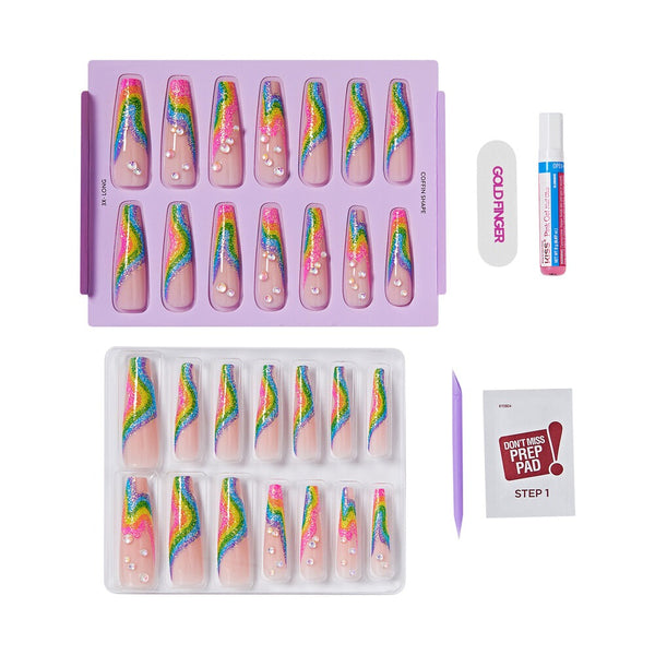 GF HANDMADE NAILS FLAMBOYANT - GFH18