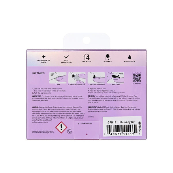 GF HANDMADE NAILS FLAMBOYANT - GFH18