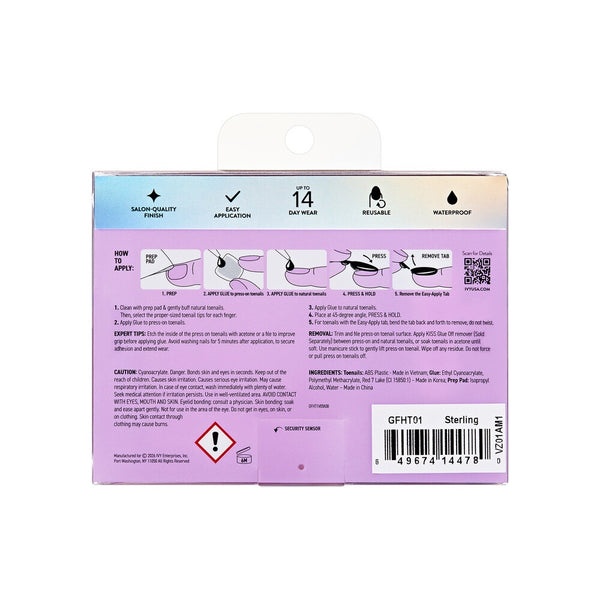 GF HANDMADE NAILS STERLING - GFHT01
