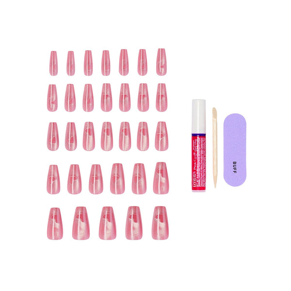 KISS NAILS - PINK SUGAR (GS30)