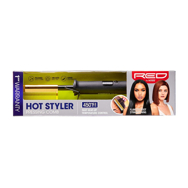 RED HOT STYLER PRESSING COMB
