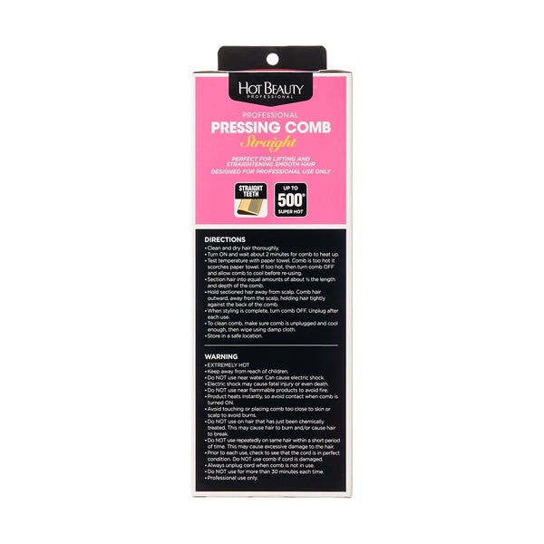 HOT BEAUTY ELECTRIC PRESSING COMB