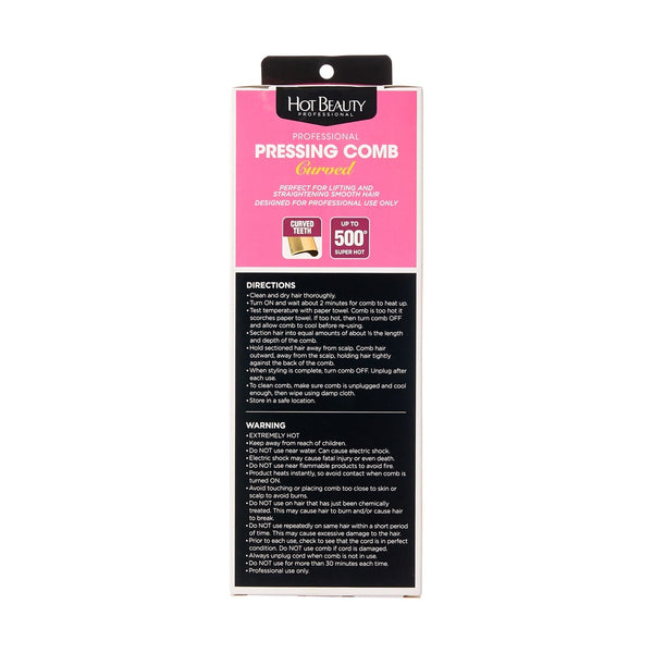 HOT BEAUTY ELECTRIC PRESSING COMB