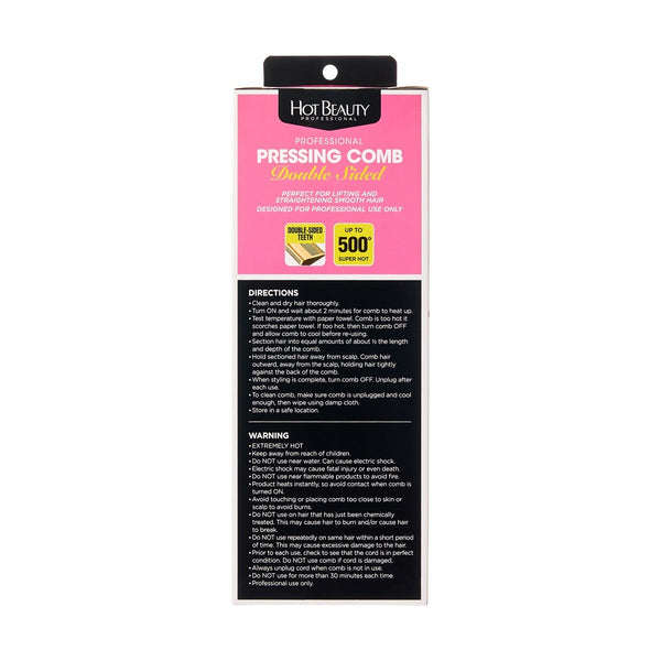 HOT BEAUTY ELECTRIC PRESSING COMB