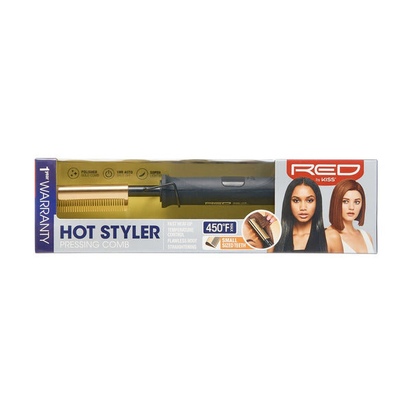 RED HOT STYLER PRESSING COMB