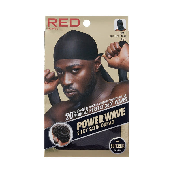 RED POWER SILKY SATIN DURAG
