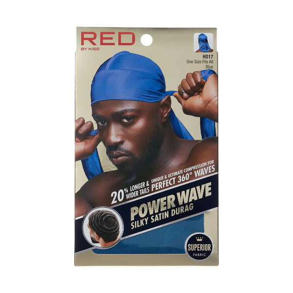 RED POWER SILKY SATIN DURAG