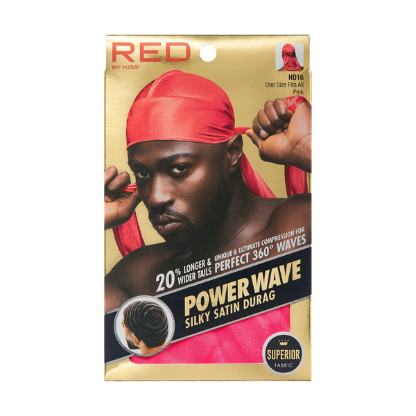 RED POWER SILKY SATIN DURAG