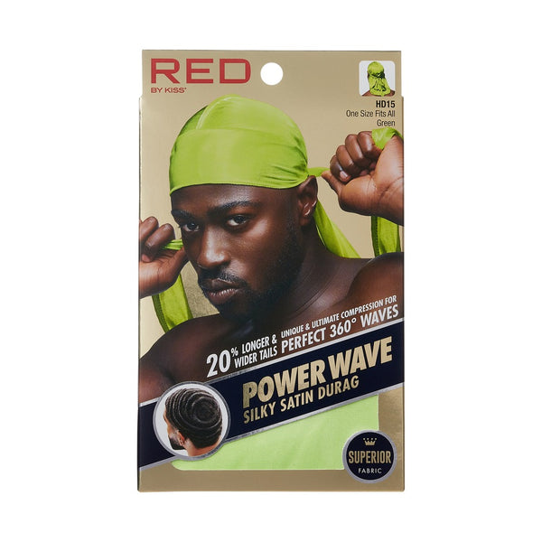 RED POWER SILKY SATIN DURAG