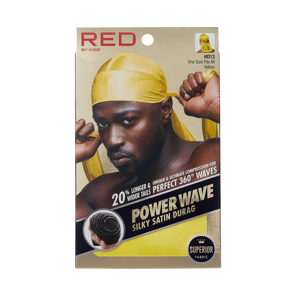 RED POWER SILKY SATIN DURAG