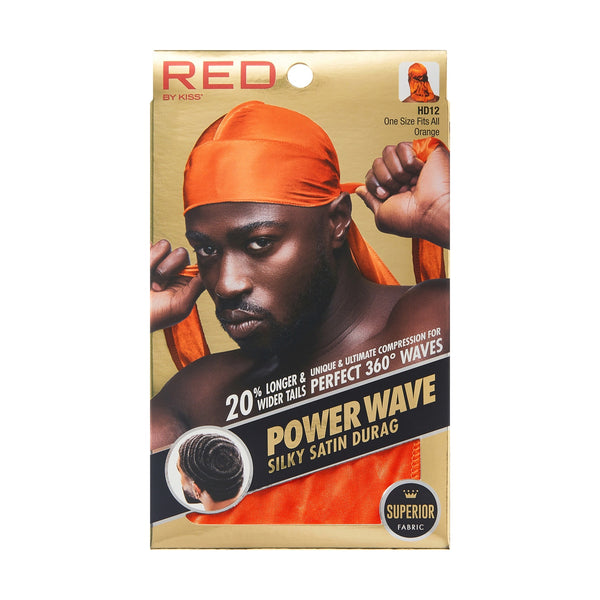 RED POWER SILKY SATIN DURAG
