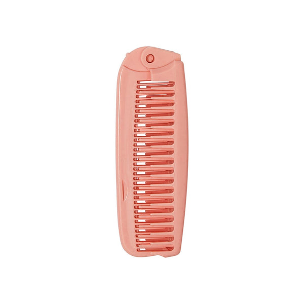 RED TRAVEL FOLDING BRUSH
