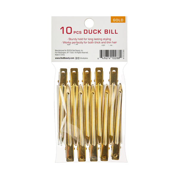 RED DUCK BILL 10 PCS GOLD