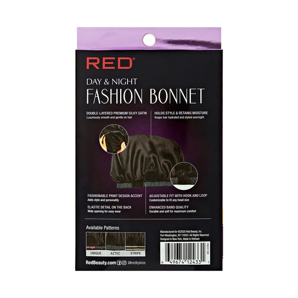 RED ADJUSTABLE FASHION XL BONNET