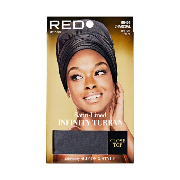RED INFINITY TURBAN