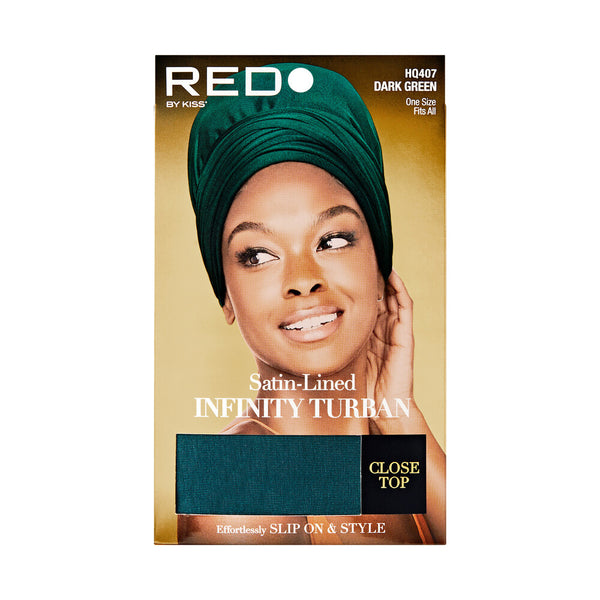 RED INFINITY TURBAN