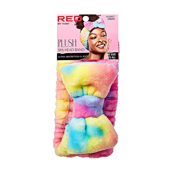 RED PLUSH HEADBAND