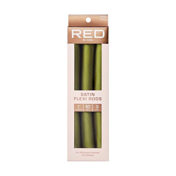 RED SATIN FLEXI RODS