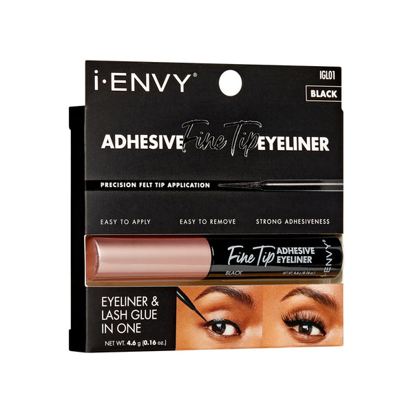 i-ENVY Fine Tip Adhesive Eyeliner - Black(IGL01)