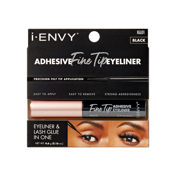 i-ENVY Fine Tip Adhesive Eyeliner - Black(IGL01)