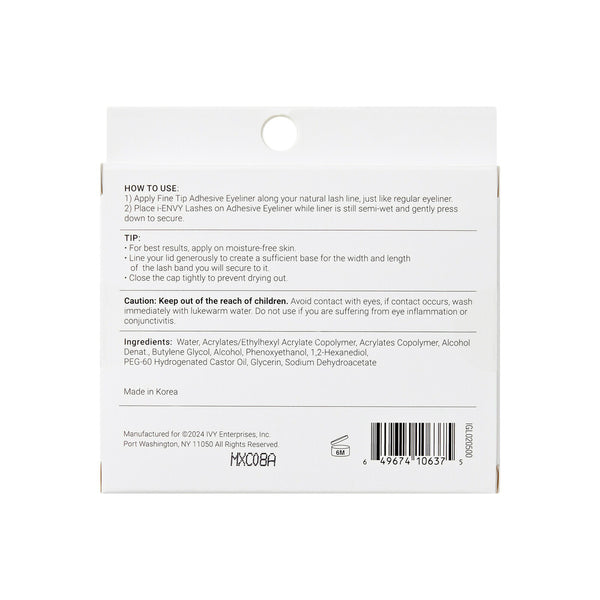i-ENVY Fine Tip Adhesive Eyeliner - Clear(IGL02)