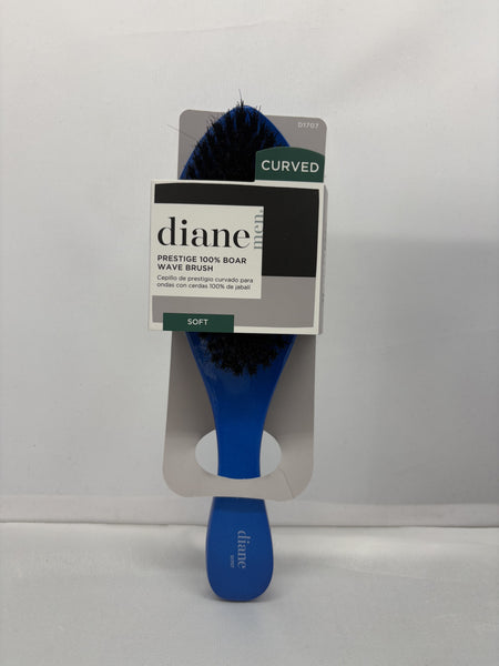 Diane 100% Soft Boar Curved Wave/Military Brush