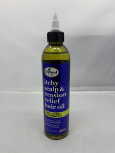 Difeel Itchy Scalp & Tension Relief Hair Oil 8oz