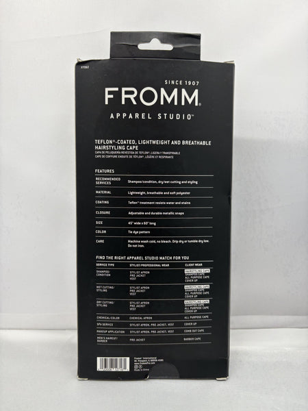 FROMM PREMIUM TIE DYE CAPE HAIRSTYLING